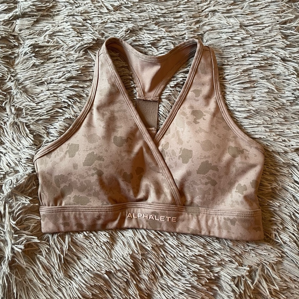 Surface wrap bra pebble mocha